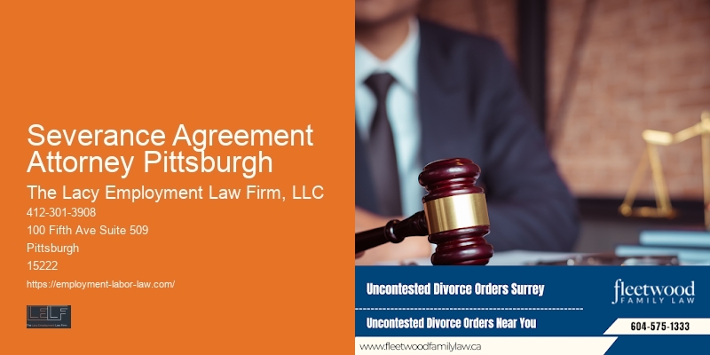 Severance Agreement Attorney Pittsburgh