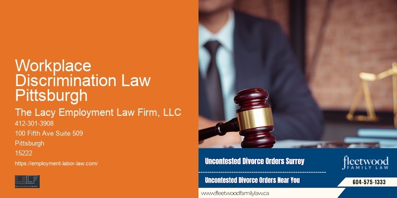 Workplace Discrimination Law Pittsburgh