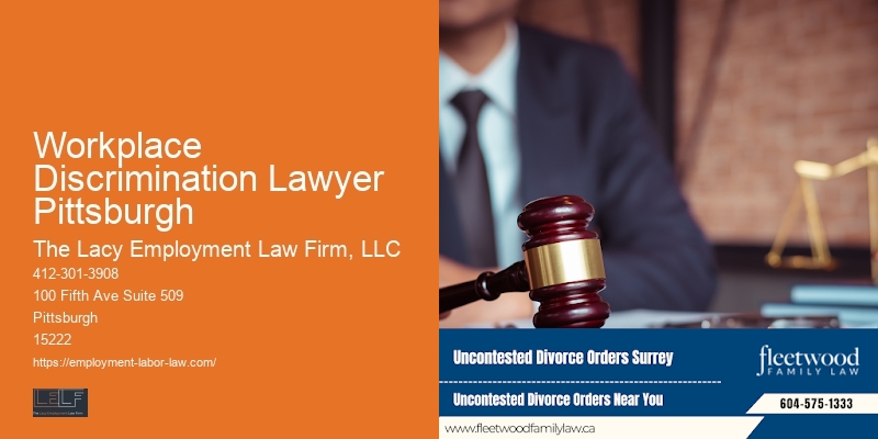 Workplace Discrimination Lawyer Pittsburgh