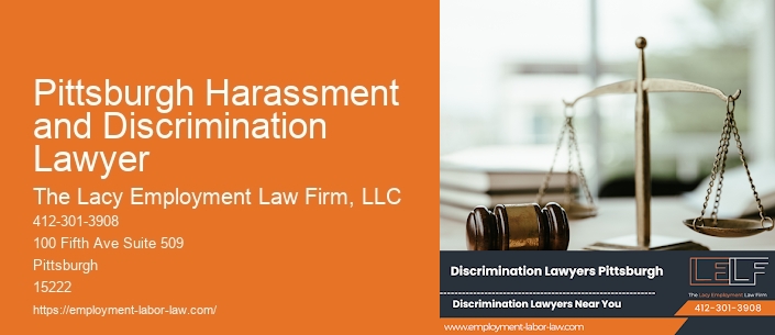 Pittsburgh Harassment and Discrimination Lawyer