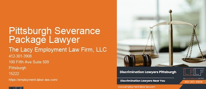 Pittsburgh Severance Package Lawyer