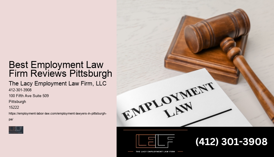 Best Employment Law Firm Reviews Pittsburgh Workplace Legal Expert