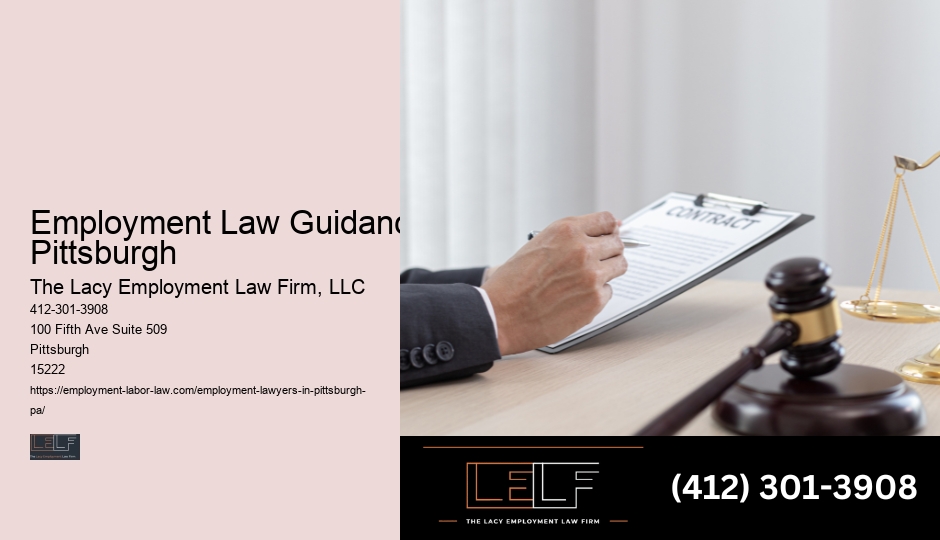 Employment Law Guidance Pittsburgh Workplace Lawyer