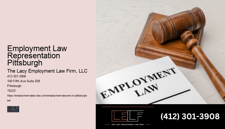 Employment Law Representation Pittsburgh Employee Law Advocate