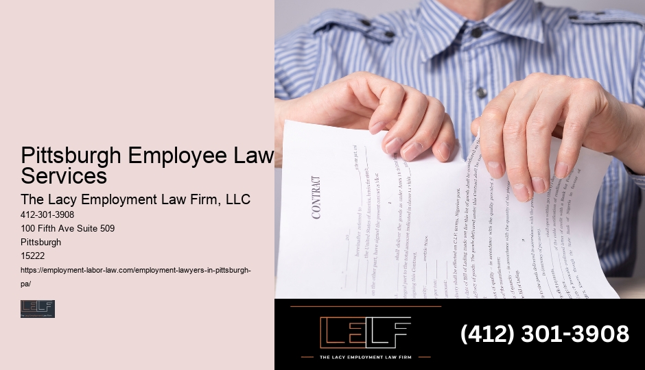 Pittsburgh Employee Law Services Workplace Fairness Lawyer