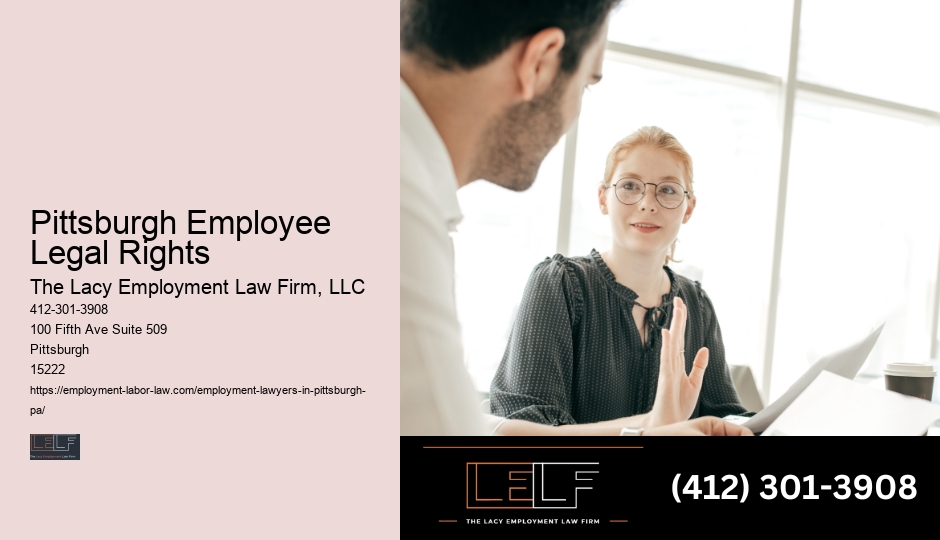 Top Employment Law Firm Pittsburgh Employee Legal Rights