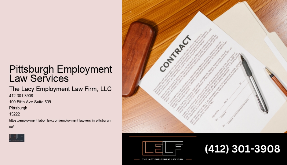 Pittsburgh Employment Law Services Employment Law Matters