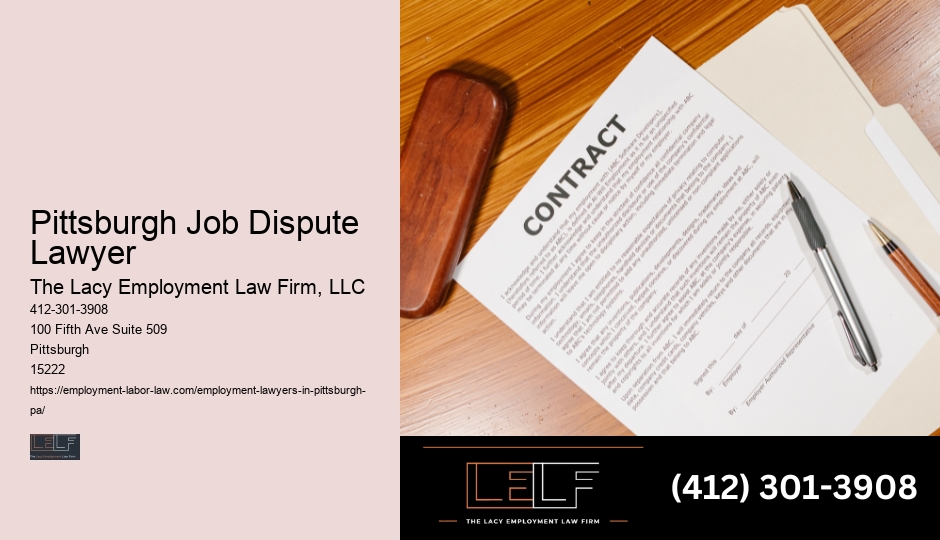 Pittsburgh Job Contract Attorney Services