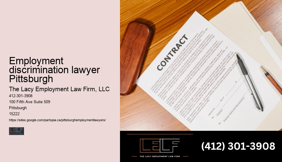 Pittsburgh Employment Law Specialist Consultation