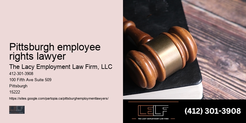 Pittsburgh employee rights lawyer
