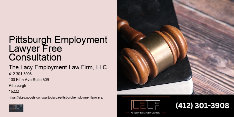 Pittsburgh Employment Lawyer Free Consultation