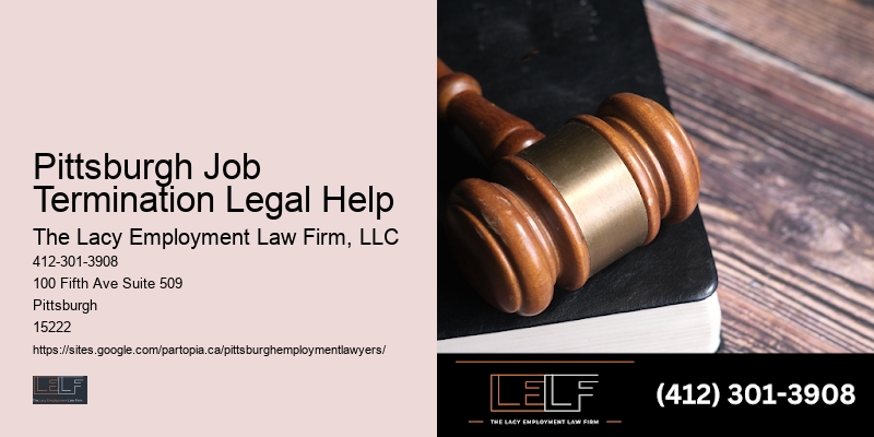 Pittsburgh Job Termination Legal Help
