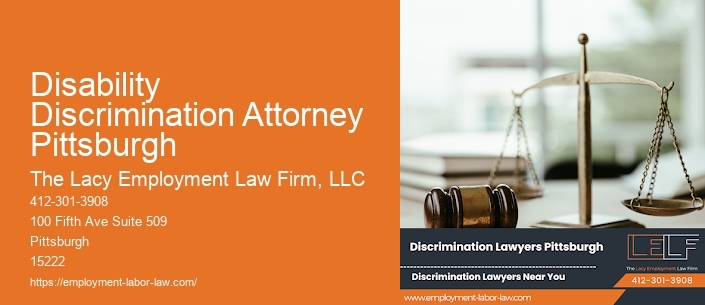 Disability Discrimination Attorney Pittsburgh
