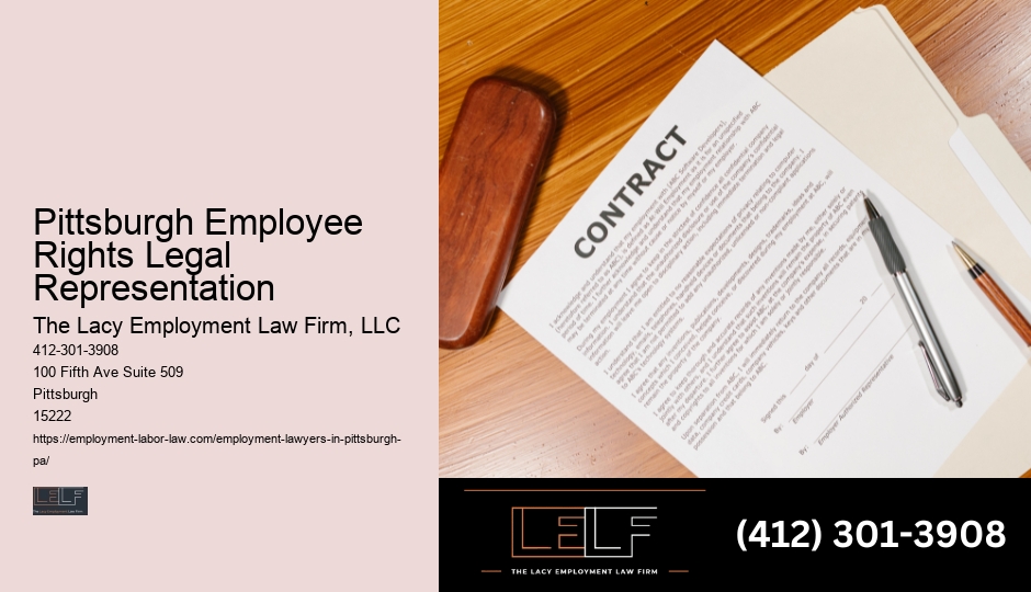 Pittsburgh Employment Lawyer Payment Arrangements