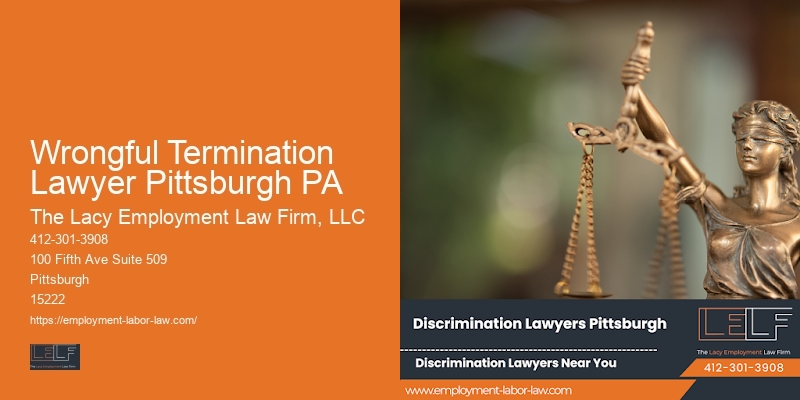 Wrongful Termination Lawyer Pittsburgh PA