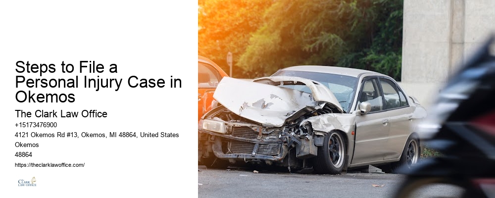 Dedicated personal injury attorneys Steps to File a Personal Injury Case in Okemos, MI