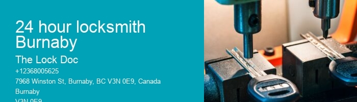 24 hour locksmith Burnaby
