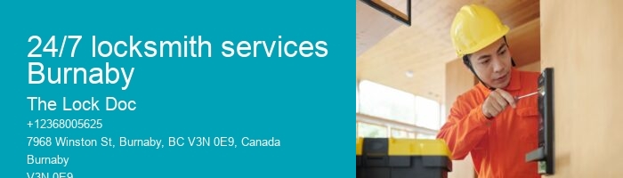 24/7 locksmith services Burnaby