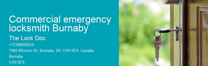 Commercial emergency locksmith Burnaby
