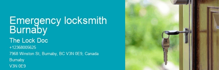 Emergency locksmith Burnaby