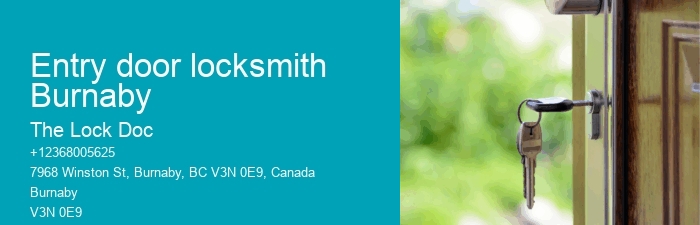 Entry door locksmith Burnaby