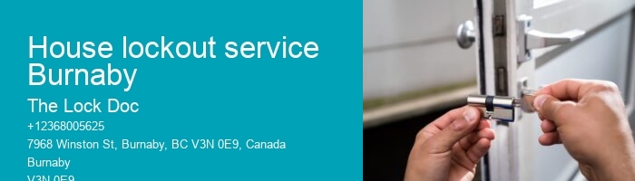 House lockout service Burnaby
