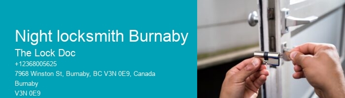 Night locksmith Burnaby