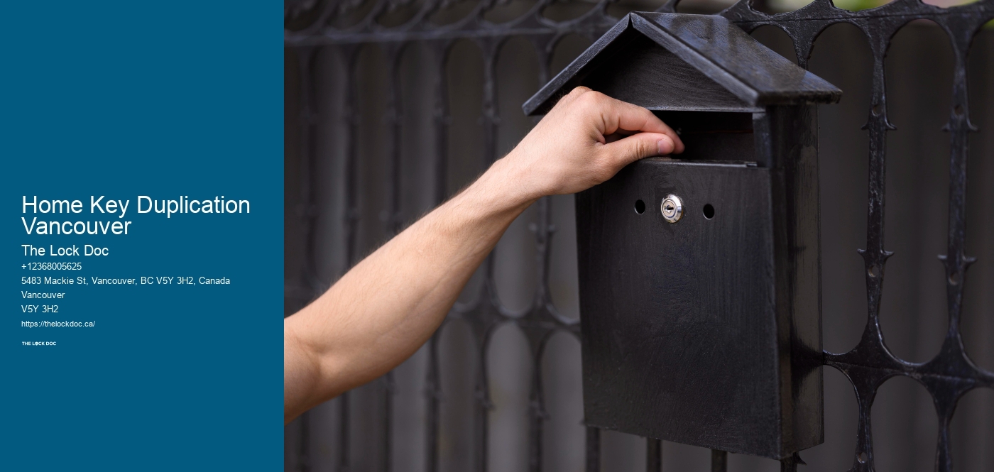 Home Key Duplication Vancouver