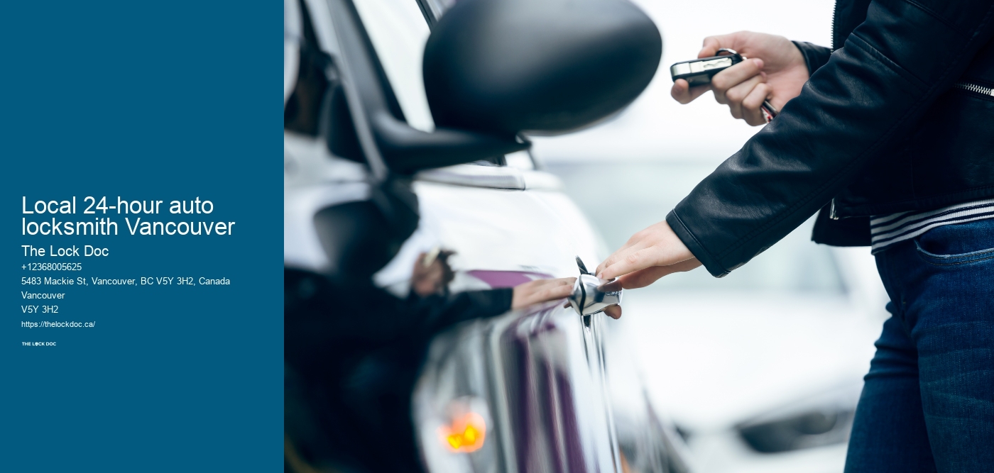 Local 24-hour auto locksmith Vancouver