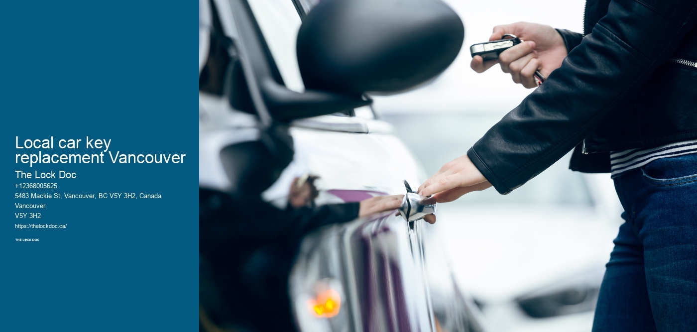 Local car key replacement Vancouver