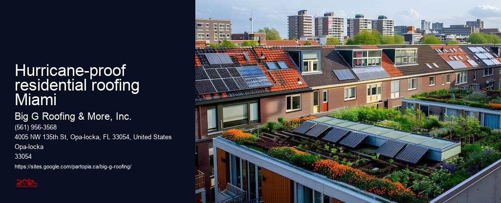 Hurricane-proof residential roofing Miami