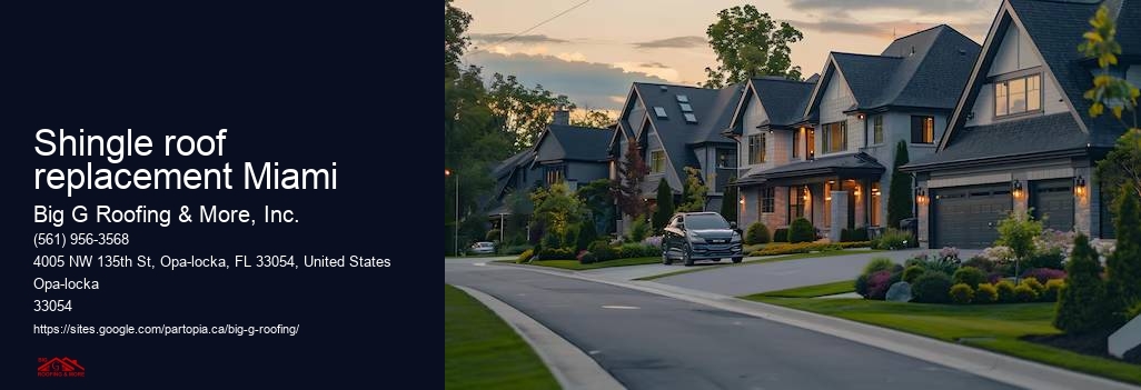 Shingle roof replacement Miami