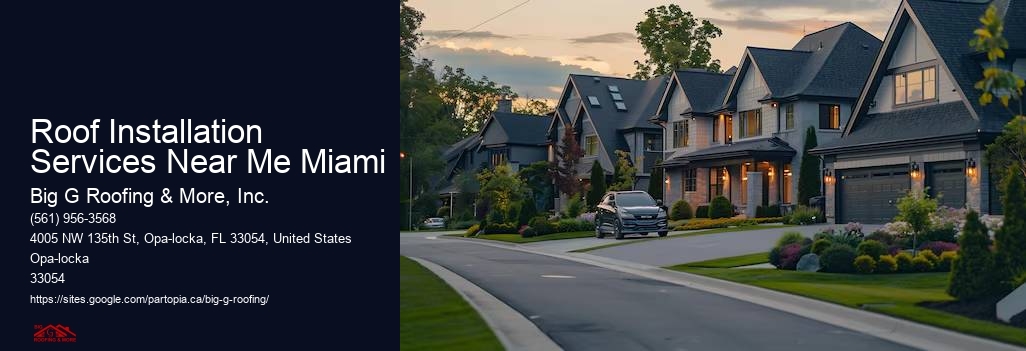 Roof Installation Services Near Me Miami