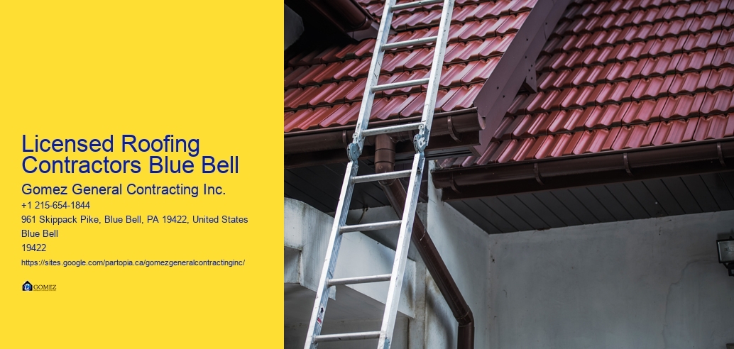 Licensed Roofing Contractors Blue Bell