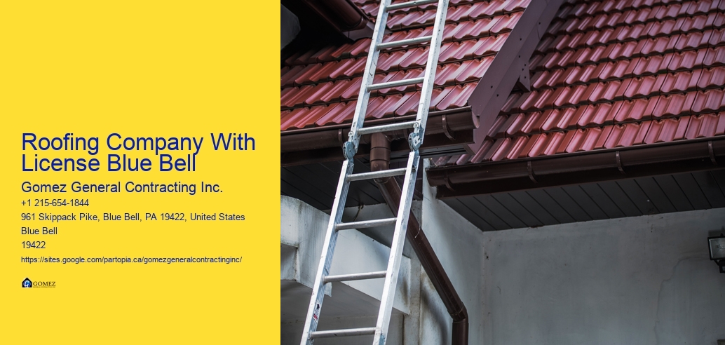 Roofing Company With License Blue Bell