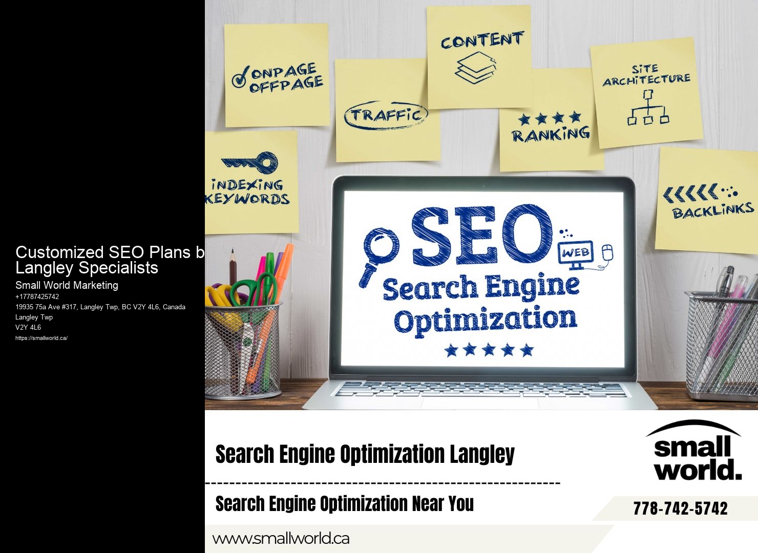 Customized SEO Plans by Langley Specialists Social Media and SEO