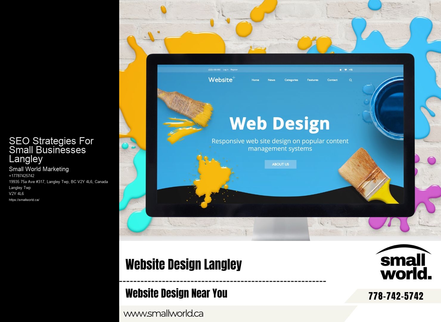 SEO Strategies For Small Businesses Langley SEO Consultants Near Me