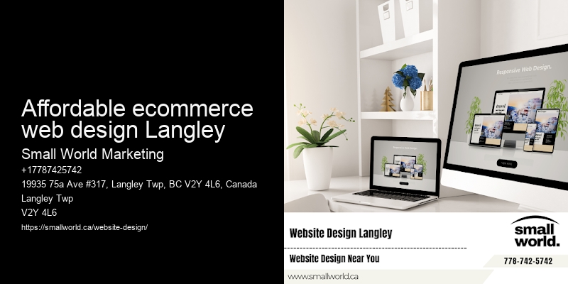 affordable ecommerce web design Langley