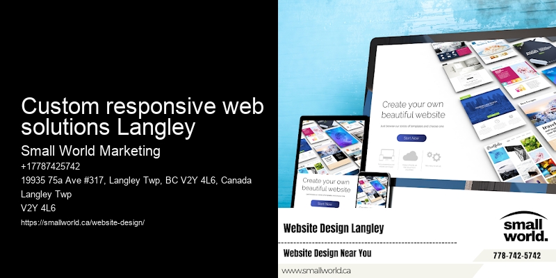 custom responsive web solutions Langley