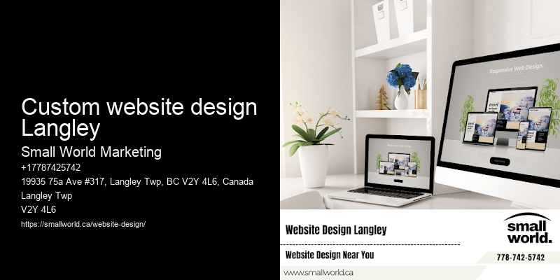 Custom website design Langley