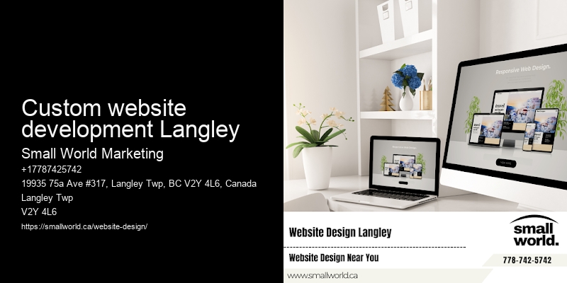custom website development Langley