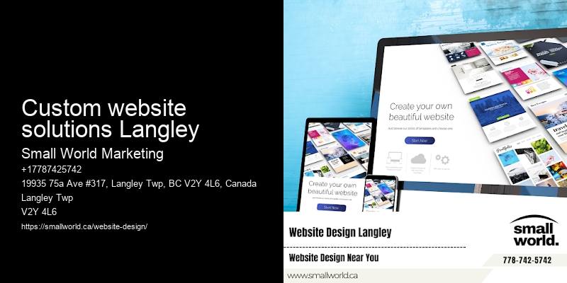 custom website solutions Langley