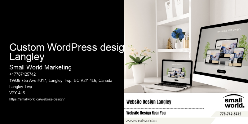 custom WordPress design Langley