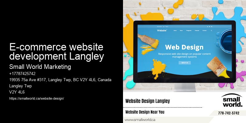 E-commerce website development Langley