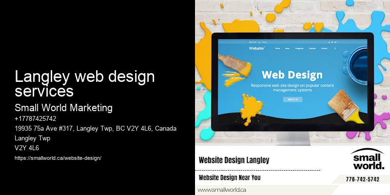 Langley web design services