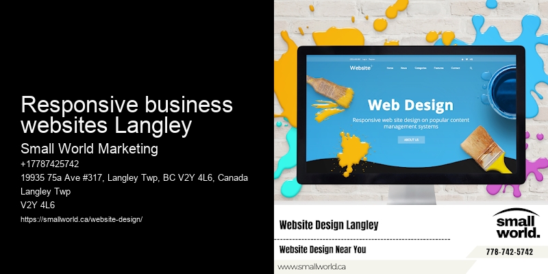 responsive business websites Langley