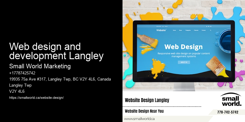 Web design and development Langley