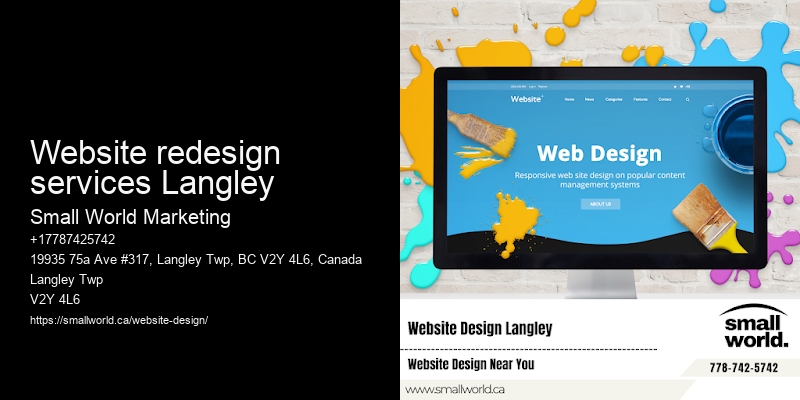 Website redesign services Langley