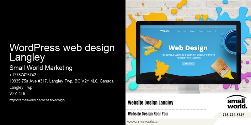 WordPress web design Langley