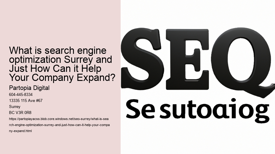 What is search engine optimization Surrey and Just How Can it Help Your Company Expand?